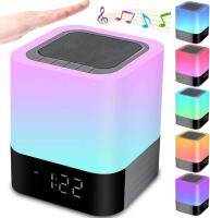 Luces Nocturna Altavoz Bluetooth Sensor táctil Lámpara de noche Regulable - details 0
