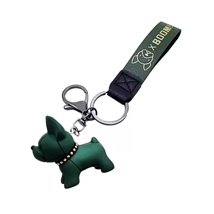 Collar de peluche, lavero de coche de dibujos animados, de mochita lavero, bolso de niña, alavero de aleación con estampado a color para decorar los laveros. - 1