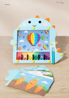 Juguete Educativo De Madera Para Niños Laberinto Magnético Montessori Formación De Coordinación Y Clasificación De Colores Puzzle Cognitivo Juego De Mesa Tema Naturaleza Y Deportes - details 3