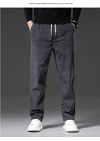 Pantalones Casuales De Corduroy Para Hombre Corte Recto Moda Negocios Verano Otoño Ajuste Regular Ropa Maleza - details 8
