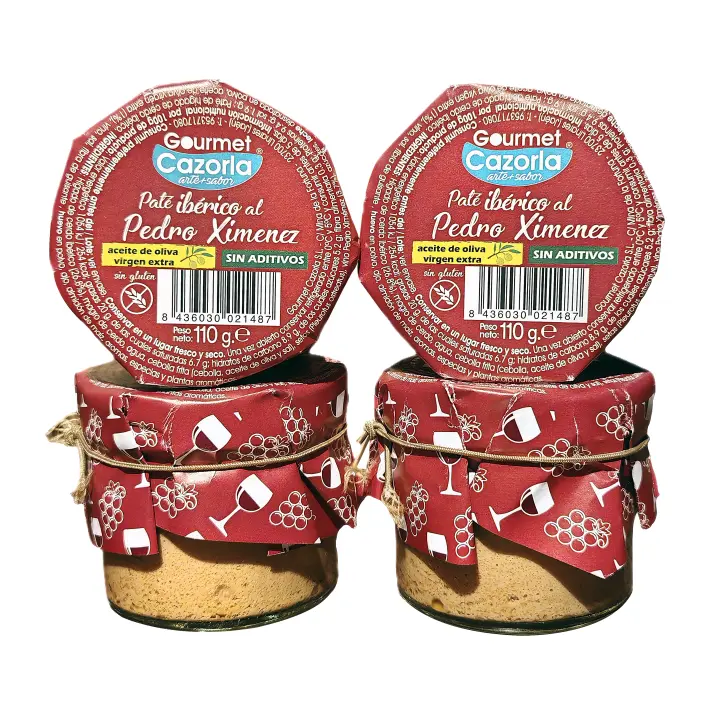 Paté ibérico al pedro ximénez de Gourmet Cazorla (Pack de 4 unidades) - 1