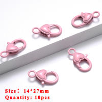 iYOE Llavero De Langosta Rosa Con Correa De Cuerda Y Anillo De Salto Para Conectores De Llaveros De Joyería Hechos De Metal - details 18