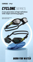 Gafas De Natación Profesionales COPOZZ Para Mujer Y Hombre Antiniebla Protección UV Ajustables Anti Deslizamiento Lentes Poliácrilico Negro Multicolor - details 0