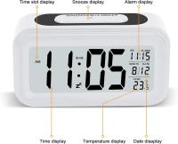 Reloj despertador digital con badería, función de Repetición, - details 1