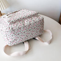 Mochila Escolar Para Niñas Estudiantes Floral Blanca Mochila De Mujer Linda Bolsa De Libros Nylon Rucksack Para Adolescentes - details 11