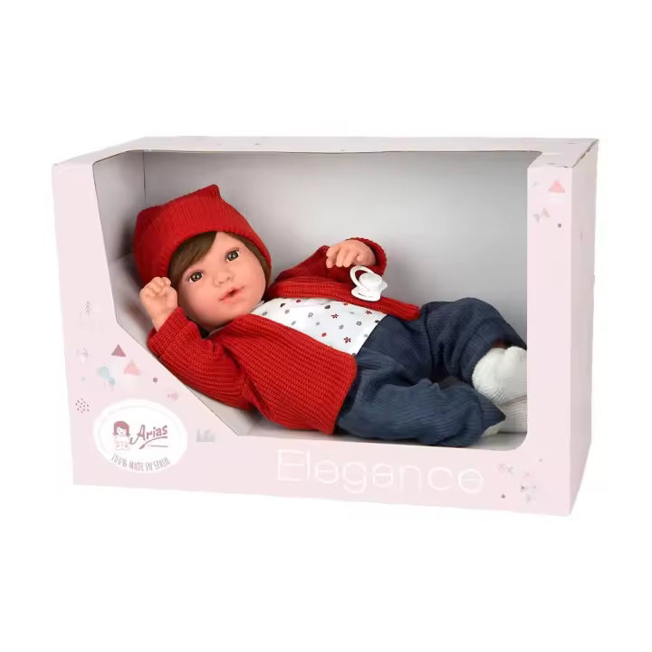 Muñeca Elegance Iria Roja con Mecanismo 14 Sonidos 65396 - 1