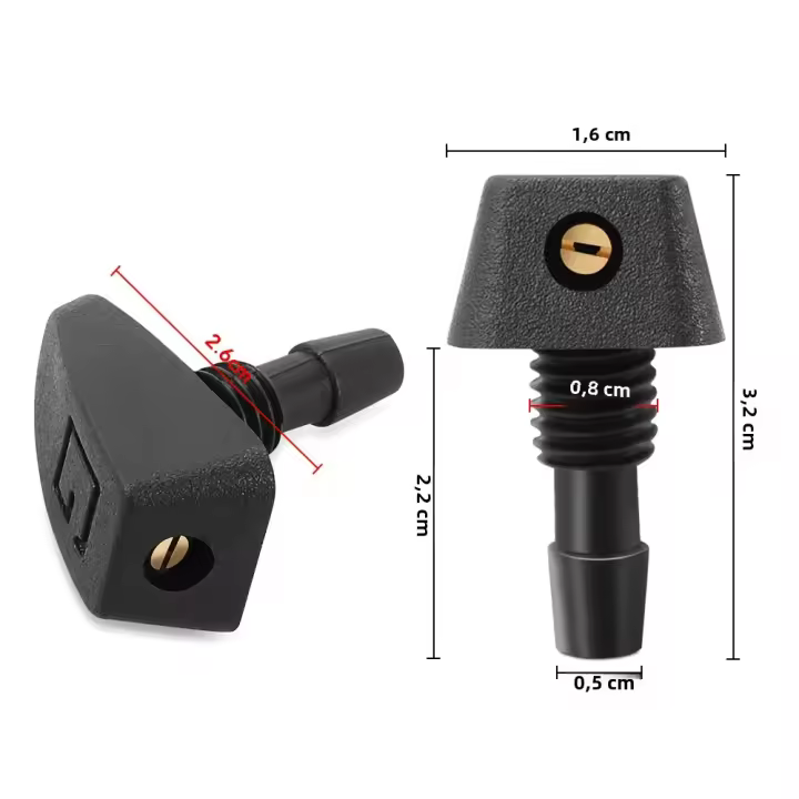 2pcs Jet Nozzles Fan Limpia Parabrisas Universal Para Coche Land Rover LR4 LR2 Evoque Discovery 2 3 4 Freelander 1 2 Accesorios De Automóvil - 1