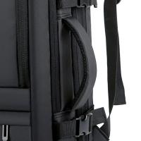Bolsa para portátil de 17 pulgadas para hombre, mochila Extensible de viaje de negocios con puerto de carga USB y diseño impermeable de gran capacidad, 36-55L - details 32