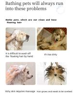 Cepillo De Baño Para Perros Y Gatos Con Cerdas De Masaje Flexibles Herramienta De Limpieza Para Mascotas Suministros De Mascotas - details 1