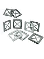 6PCS Bloques De Construcción 6x6 Puntos Marco De Soporte Columna De Pared Bloques Educativos Compatible Con 64448 Juguetes Para Niños De 6 a 12 Años - details 8