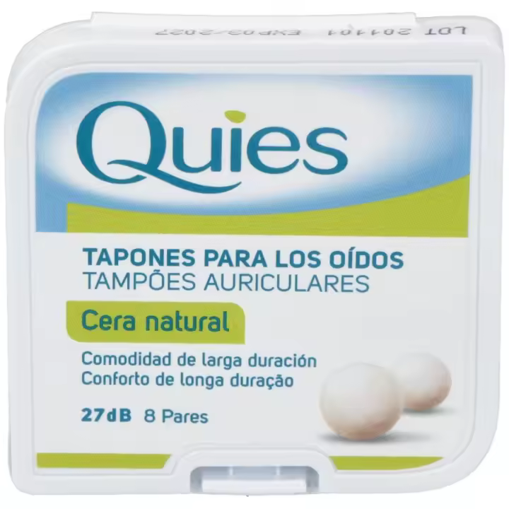 Tapones Para Los Oidos Cera Natural 16Ud. Quies - 1