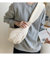 Bolso De Hombro Para Mujer De Verano Capacidad Grande Nylon Casual Dumpling Bolso De Color Sólido De Alta Calidad Cruzado - details 7