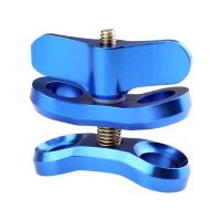 PULUZ Soporte De Cámara Para Natación Con Abrazadera De Bola Y Agujero Cerrado Aluminio CNC Accesorio Para Fotografía Subacuática Compatible Con Varias Marcas De Cámara De Acción - details 3