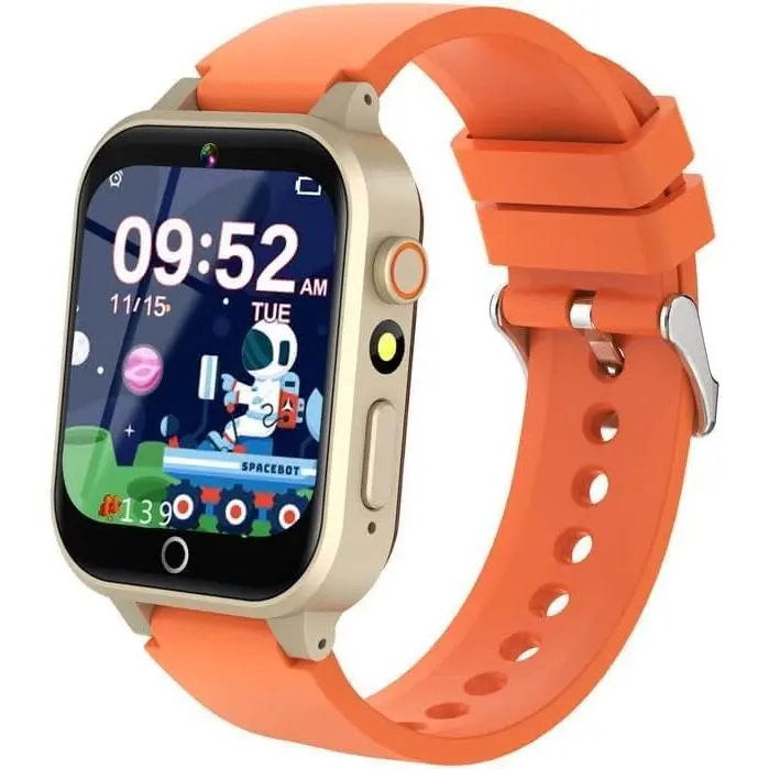 Reloj inteligente para niños con 26 Juegos Educativos, Cámara con Pantalla tacthil HD, podómetro, Gift de cumpleaños para niños de 8, 9 y 10 años no admite Llamadas; - 1