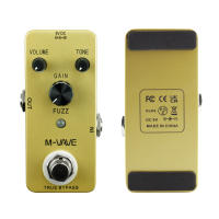 M-VAVE FUZZ Pedal De Efecto De Guitarra Vintage Fuzz Caja De Aleación De Zinc Puerta De Sílex Verdadera Bypass Accesorios De Guitarra Partes De Guitarra - details 1