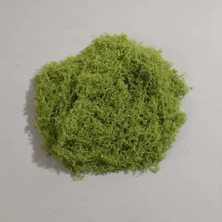 Plantas Artificiales Verdes Alrededor De 20g Poliéster Moqueta Hierba Para Decoración De Hogar Sala De Estar Jardín Mini Paisaje Flores Falsas DIY Artesanía - 1