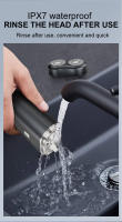 Afeitadora Portátil Doble Cabeza Para Viajes Recargable Para Hombres Material PVC Fácil De Lavar Después De Uso - details 12
