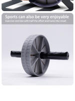 Rueda De Ejercicio Abdominal Silenciosa Para Casa 1pc Aparato De Masa Corporal Y Fortalecimiento Muscular Para Cintura Y Abdomen - details 6