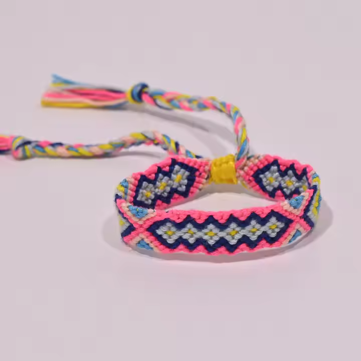 Pulsera De Amistad Bohemia Nueva 2024 Para Mujer Moda Verano Estilo Playa Étnica Tejido De Cuerda Joyería De Moda - 1