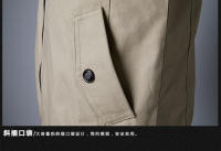 Chaqueta Táctica Militar Para Hombres Primavera Otoño Invierno Chaqueta Piloto De Algodón Estilo Militar Ajustada Para Senderismo - details 2