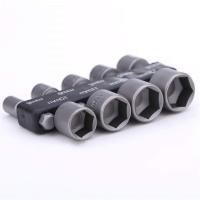Juego De 9 Piezas De Llaves De Fijación Y Destornillador Eléctrico Herramientas De Trabajo Con Juego De Llaves Métricas 5-13mm Tornillos De 1/4" Junta Herramienta De Perforación - details 4