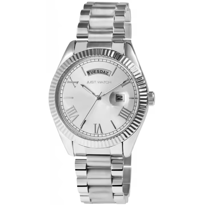 Reloj Just® Unissexo com Bracelete em Aço Inoxidável - 1