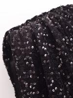 Vestido De Veludo Con Lentejuelas Sin Mangas Para Mujer Estilo Europeo Y Americano Cuello Redondo Sexy Y Club De Moda - details 6