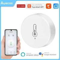 Tuya ZigBee-Sensor de temperatura y humedad para interiores, higrómetro, termómetro alimentado por batería, funciona con Smart Life, Alexa y Google Home, 3,0 - details 0