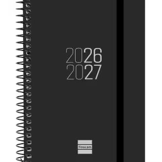 FINOCAM AGENDA ESCOLAR 26-27 E10 DP ESPIR NEGRO ESPIRAL - 1