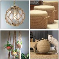 Coshano Cuerda de Yute 20m 4 Capas Cuerda de Sisal Fibra 100% Natural Gruesa - details 2