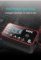 Cargador de batería automático para coche, 12 V, 8 A, inteligente, para baterías de plomo-ácido, AGM, gel húmedo, LiFePO4, para coche y motocicleta - details 1