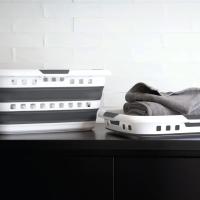 XOCOTŌ® Cesto de la ropa sucia Plegable 6/21/40/45L Flexy - Cesto para la colada Retráctil con Asas y Fácil Transporte, Perfecto para Espacios Reducidos - XOCOTO · Tu Hogar, Cleverly Simple - details 1