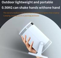 Mini proyector Bluetooth, compatible con proyector portátil, proyector de películas con pantalla de 130 pulgadas giratorio 180°, corrección trapezoidal automática, compatible con computadoras portátiles, PC y teléfonos inteligentes - details 3