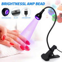 Secador De Uñas LED LULAA Para Uñas De Gel Mini Luz De Pintura De Uñas Con Cuello De Garrafa Portátil Y Clip Luz UV Para Salón De Uñas - details 5
