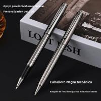 Lápiz De Bolígrafo De Lujo Clásico En Metal Tinta Negra Punto Medio 0.7mm Escritura Suave Lápiz De Firmar Para Oficina Y Escuela - details 1