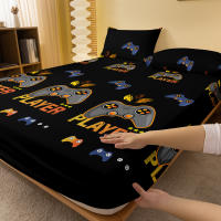 Manta De Cama Gigante Con Patrón Negro Mate 1 Pieza Colchón De Cama De Dibujos Animados Para Dormitorio Material Poliéster 100% - details 2