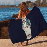 Toalla De Playa De Microfibra Con Diseño De Oso Teddy Cute Absorbente Y Suave Para Yoga Natación Running Senderismo Tamaño 76x182 Cm - details 2
