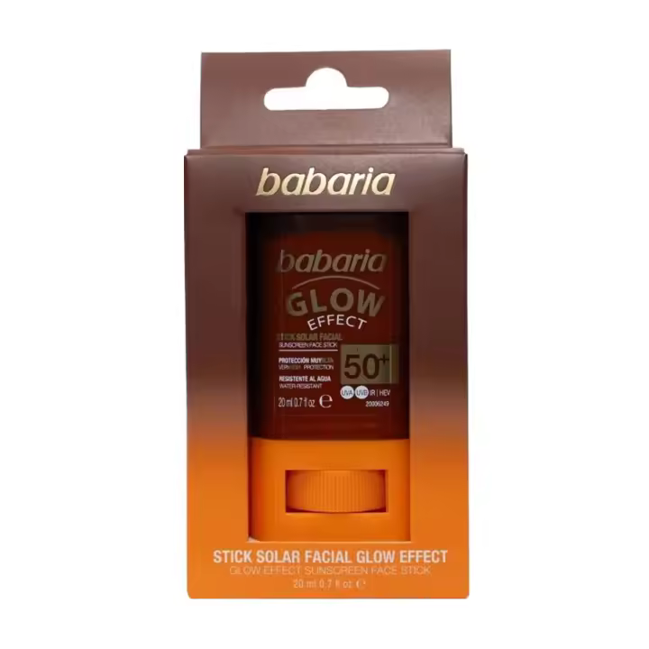 BABARIA GLOW EFFECT STICK SOLAR FACIAL SPF50+ 20ML - 1