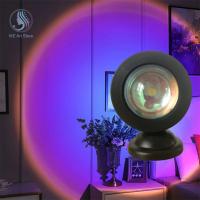 Luz De Puesta De Sol Con Auriculares Y Control Remoto 16 Colores Versión Personalizada Luz Nocturna De Sonda Incluida - details 5