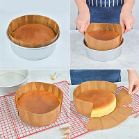 Mantel De Hornear Redondo Reutilizable 40cm Para Molde De Tarta No Adhiere Al Calor Resistente Al Horno Y BBQ Papel De Grasa Ecológico - details 5