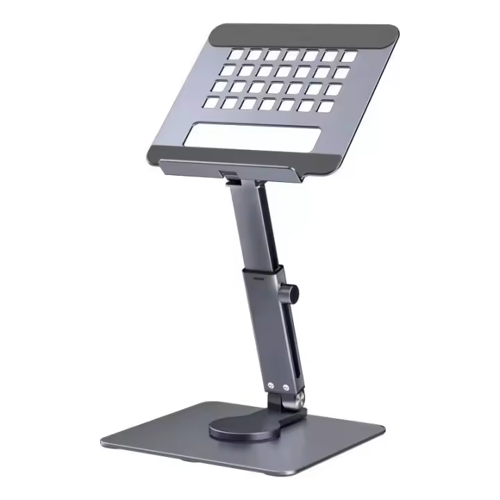Soporte Portátil De Aleación De Aluminio Universal Para Tableta iPad Air pro Mini Soporte Móvil Flexible Ajustable Para Teléfonos Móviles - 1
