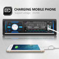 Receptor De Estéreo In-Dash 1Din 12V Para Coche Con Radio FM AM RDS Llamadas Hands-free 2 USB TF AUX Bluetooth Música Y Llamadas - details 6