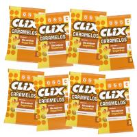 Clix Caramelos - Pack de 8 bolsas de 10 caramelos - Caramelos sin azúcar, sin gluten, sin lactosa - sabor a miel y limón - details 0