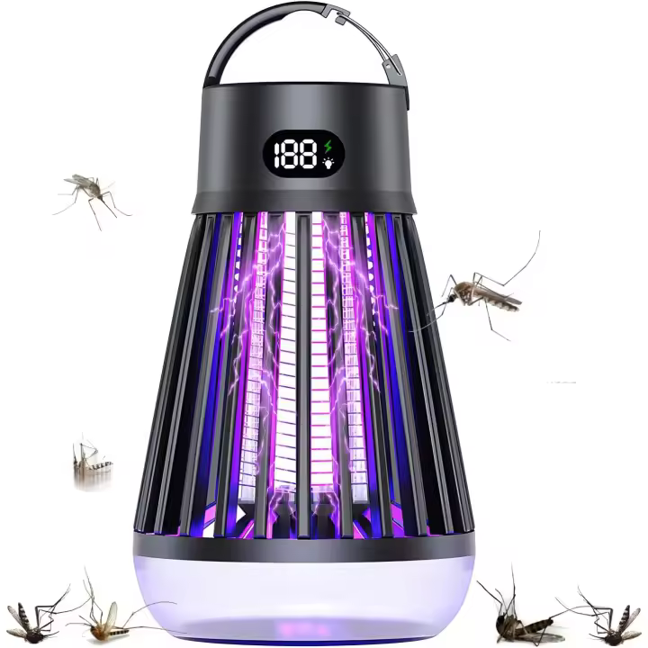Mozz Guard Mosquito Zapper, Zapper de Insectos portáril de Nueva Generación 2024, Carga USB y bajo nivel de ruido, adecuado para interiores, Jardines domésticos, campamentos, P - 1