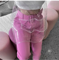 Delantal De Plástico Transparente Para Hombres Y Mujeres Resistente Al Agua Y a Las Sales Impermeable Para Peluquero Permanente Cabello Dye Fashion - details 6