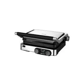 Cecotec 3099 Rock’nGrill Dual. Parrilla Eléctrica de 2000W Control de Temperatura en Cada Plancha Placas extraíbles Revestimiento Antiadherente Aptas para lavavajillas. - 1