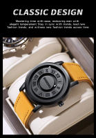 Reloj De Cuarzo Para Hombre BINBOND Lujo Superior Resistente Al Agua Con Correa De Cuero Alta Calidad Reloj De Pulsera Creativo Para Negocios Y Casual - details 16