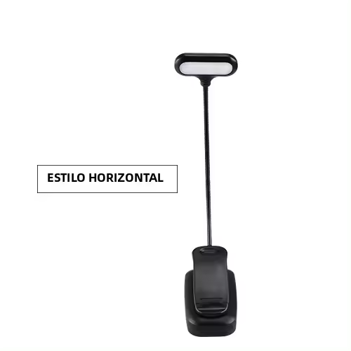 Luz De Lectura LED Mini Para Libros Protección Ocular Luz De Escritorio Flexible Ajustable Con Clip Para Dormitorio Y Estudio Pilas Incluidas - 1