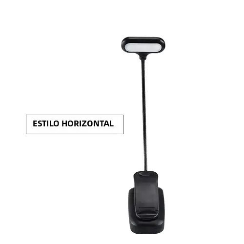 Luz De Lectura LED Mini Para Libros Protección Ocular Luz De Escritorio Flexible Ajustable Con Clip Para Dormitorio Y Estudio Pilas Incluidas - 1