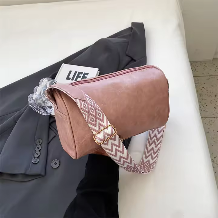 Bolso Pequeño Vintage de cuero PU para Mujer, Bandolera with almohada Boston, Diseño de lujo, Bolso de hombre de diseño - 1